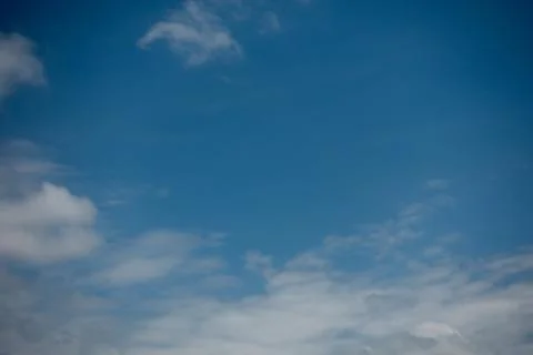Blue sky with white clouds Stock Photos