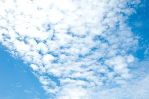 Blue sky with white clouds Stock Photos