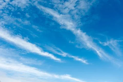 Blue sky with white clouds Stock Photos