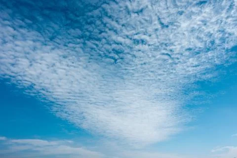Blue sky with white clouds Stock Photos