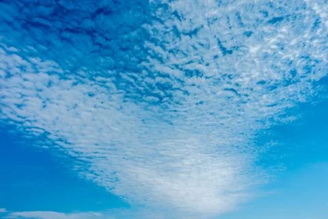 Blue sky with white clouds. Stock Photos