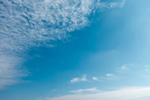 Blue sky with white clouds Stock Photos
