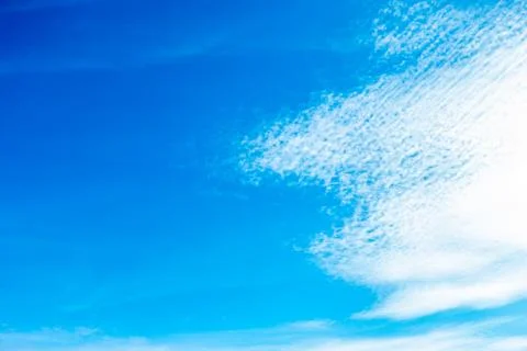Blue sky with white clouds Stock Photos