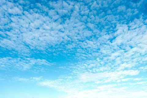 Blue sky with white clouds Stock Photos