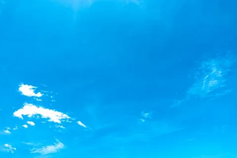 Blue sky with white clouds. Stock Photos