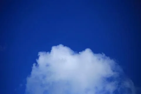 Blue sky with white clouds. Stock Photos