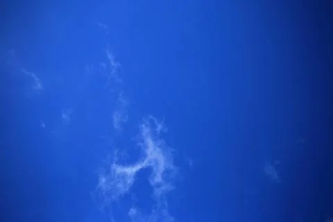 Blue sky with white clouds. Stock Photos