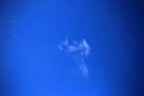 Blue sky with white clouds. Stock Photos