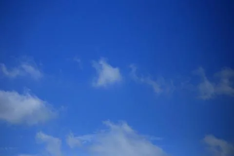 Blue sky with white clouds. Stock Photos