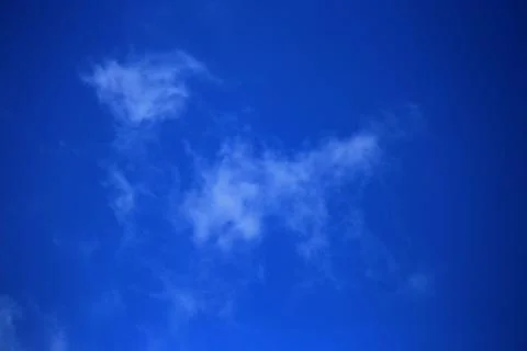 Blue sky with white clouds. Stock Photos