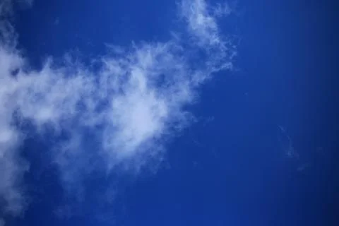 Blue sky with white clouds. Stock Photos