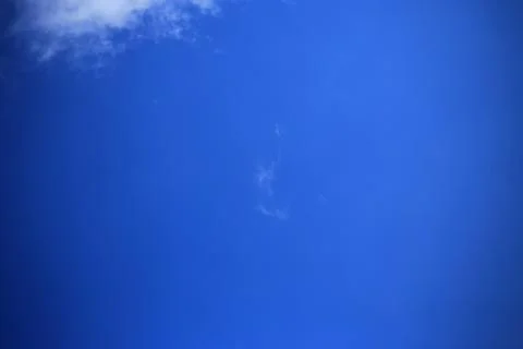 Blue sky with white clouds. Stock Photos