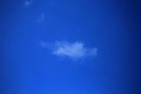Blue sky with white clouds. Stock Photos
