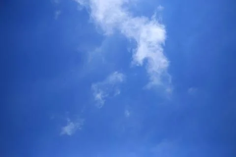 Blue sky with white clouds. Stock Photos