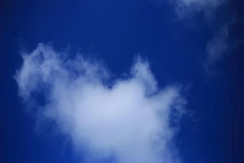 Blue sky with white clouds. Stock Photos
