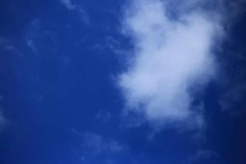Blue sky with white clouds. Stock Photos