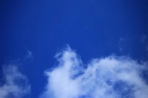 Blue sky with white clouds. Stock Photos