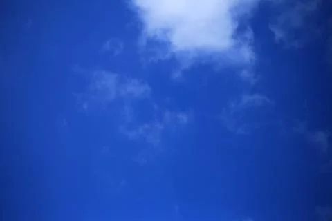 Blue sky with white clouds. Stock Photos