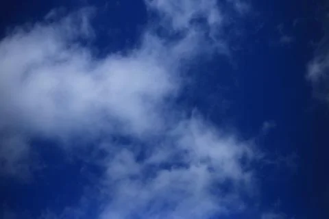 Blue sky with white clouds. Stock Photos