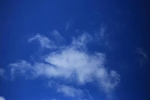 Blue sky with white clouds. Stock Photos