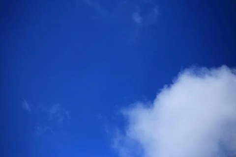 Blue sky with white clouds. Stock Photos