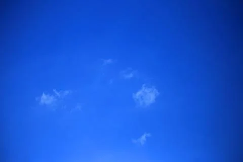 Blue sky with white clouds. Stock Photos