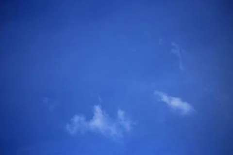 Blue sky with white clouds. Stock Photos