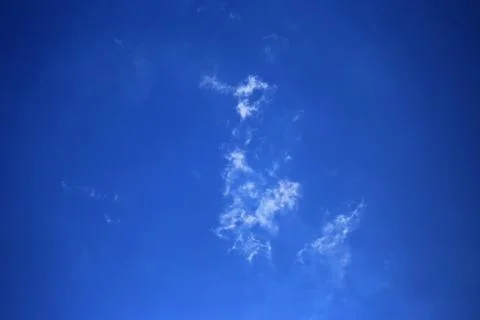 Blue sky with white clouds. Stock Photos