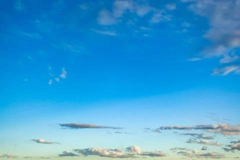 Blue sky with white clouds Stock Photos