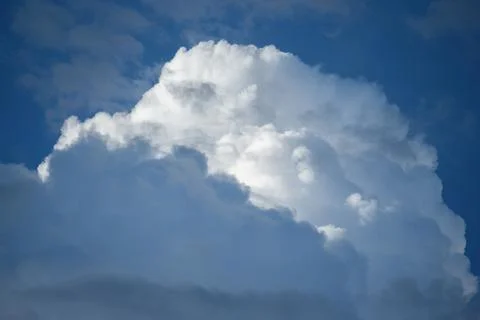 Blue sky with white clouds Stock Photos