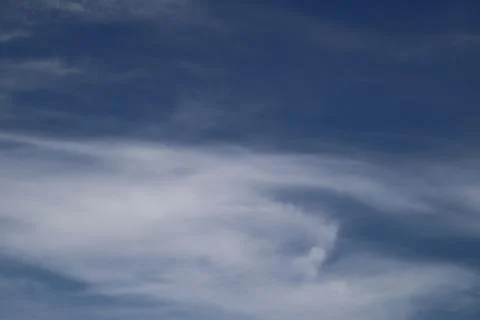 Blue Sky with White Clouds Stock Photos