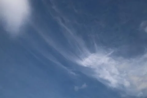 Blue Sky with White Clouds Stock Photos