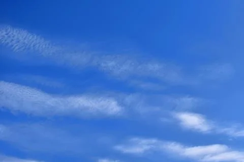Blue sky with white clouds Stock Photos