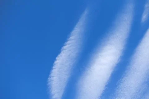 Blue sky with white clouds Stock Photos