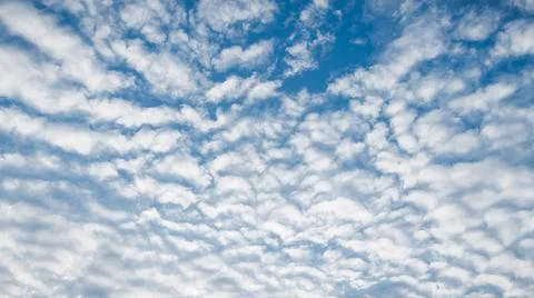 Blue sky with white clouds Stock Photos