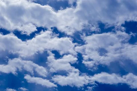 Blue sky with white clouds 스톡 사진