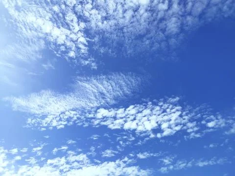 Blue sky with white clouds Stock Photos