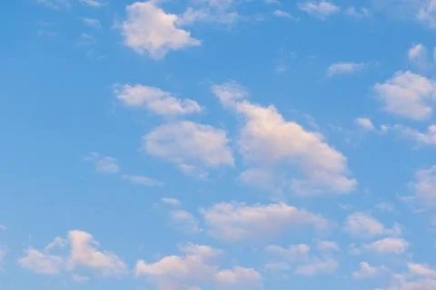 Blue sky white clouds Stock Photos