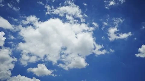Blue sky with white clouds Stock Photos