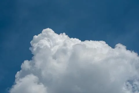 Blue sky with white clouds Stock Photos