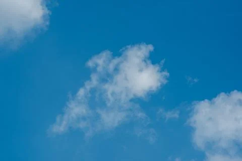 Blue sky with white clouds Stock Photos