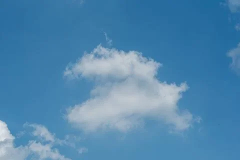 Blue sky with white clouds Stock Photos