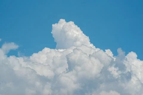 Blue sky with white clouds Stock Photos