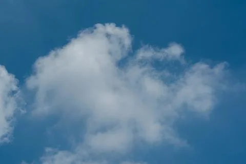 Blue sky with white clouds Stock Photos