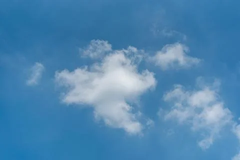 Blue sky with white clouds Stock Photos