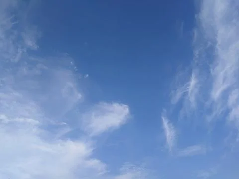 Blue sky with white clouds Stock Photos