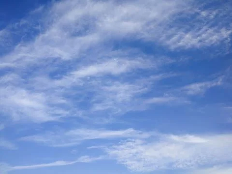Blue sky with white clouds Stock Photos