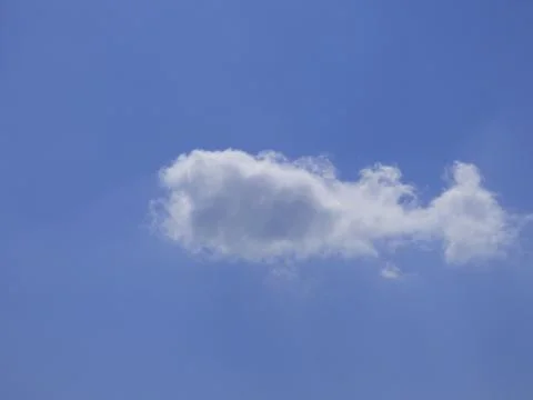 Blue sky with white clouds. Stock Photos