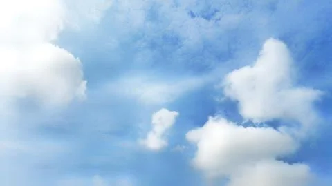 Blue sky with white clouds  Stock Photos