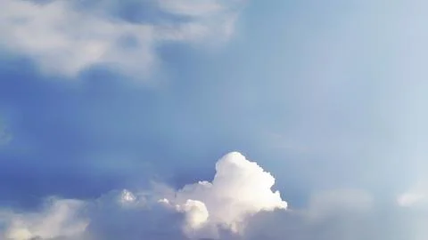 Blue sky with white clouds Stock Photos